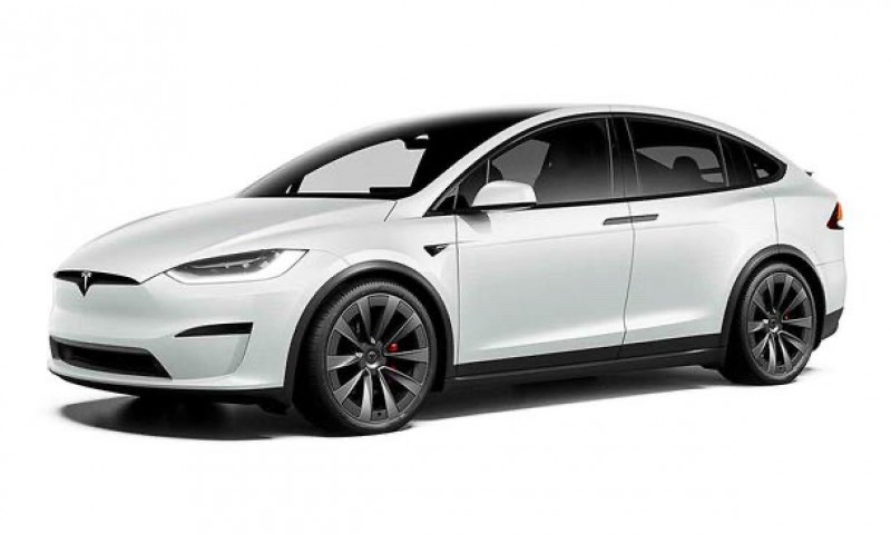 Tesla Model X PLAID berline, blanc, 5 portes